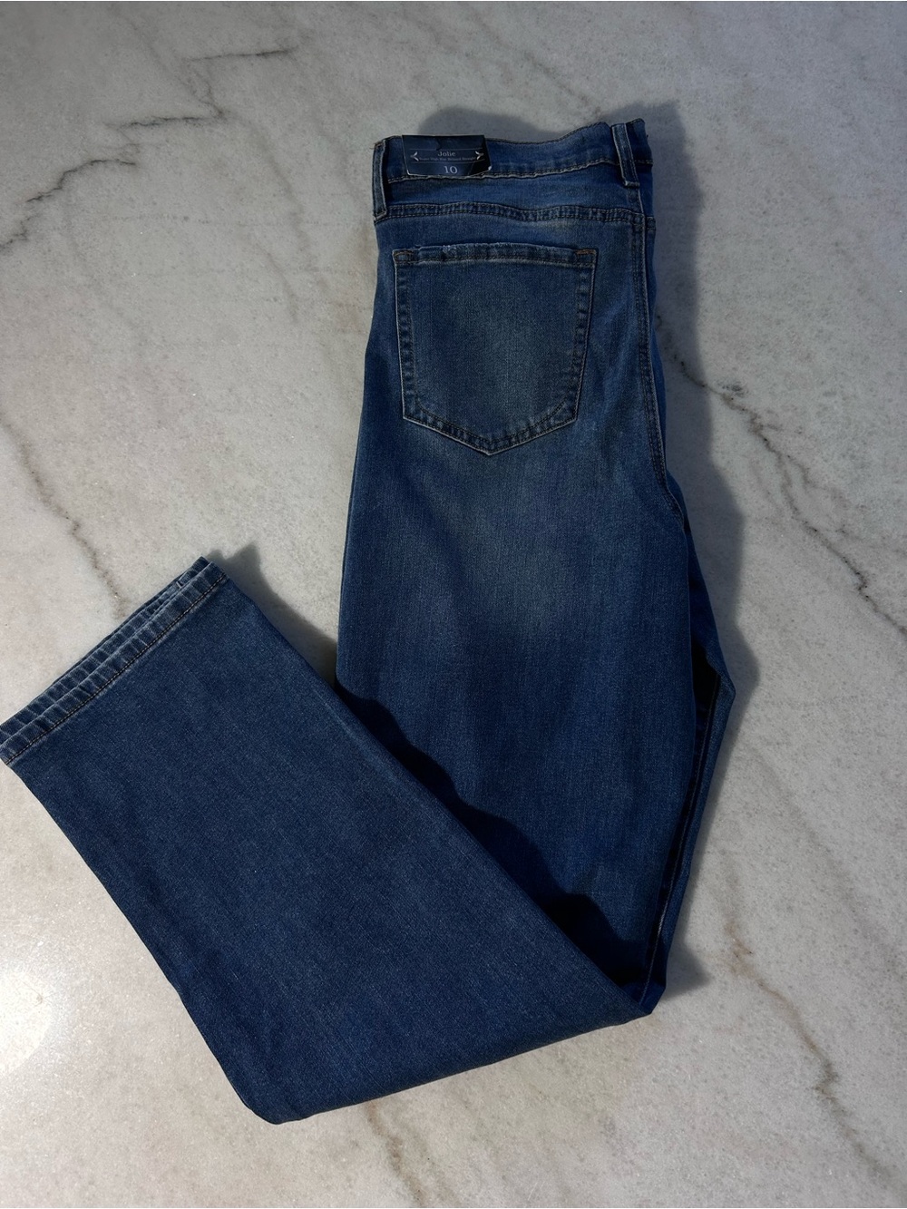 Nannette Medium Blue Straight Leg Jeans - Picture 5 of 5